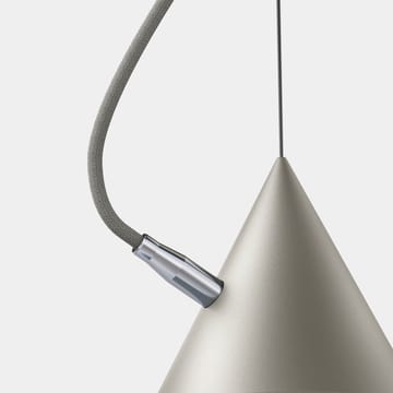 Lampa wisząca Castor 60 cm - Szary-jasnoszary-srebrny - Noon
