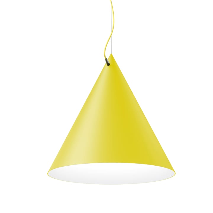 Lampa wisząca Castor 60 cm - Żółto-jasnożółty-srebrny - Noon