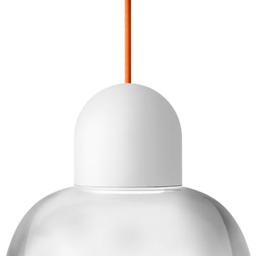 Lampa wisząca Dia 27 cm - Biało-pomarańczowy - Noon