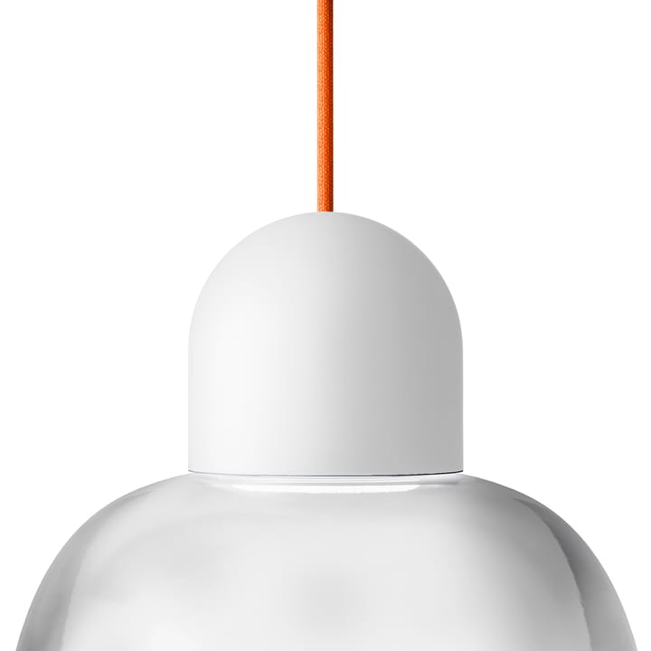 Lampa wisząca Dia 27 cm, Biało-pomarańczowy Noon