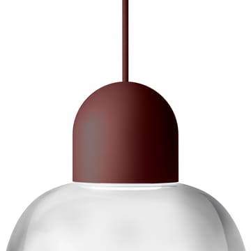 Lampa wisząca Dia 27 cm - Bordosko-ciemnoczerwony - Noon