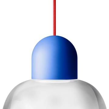 Lampa wisząca Dia 27 cm - Jasnoniebiesko-czerwony - Noon