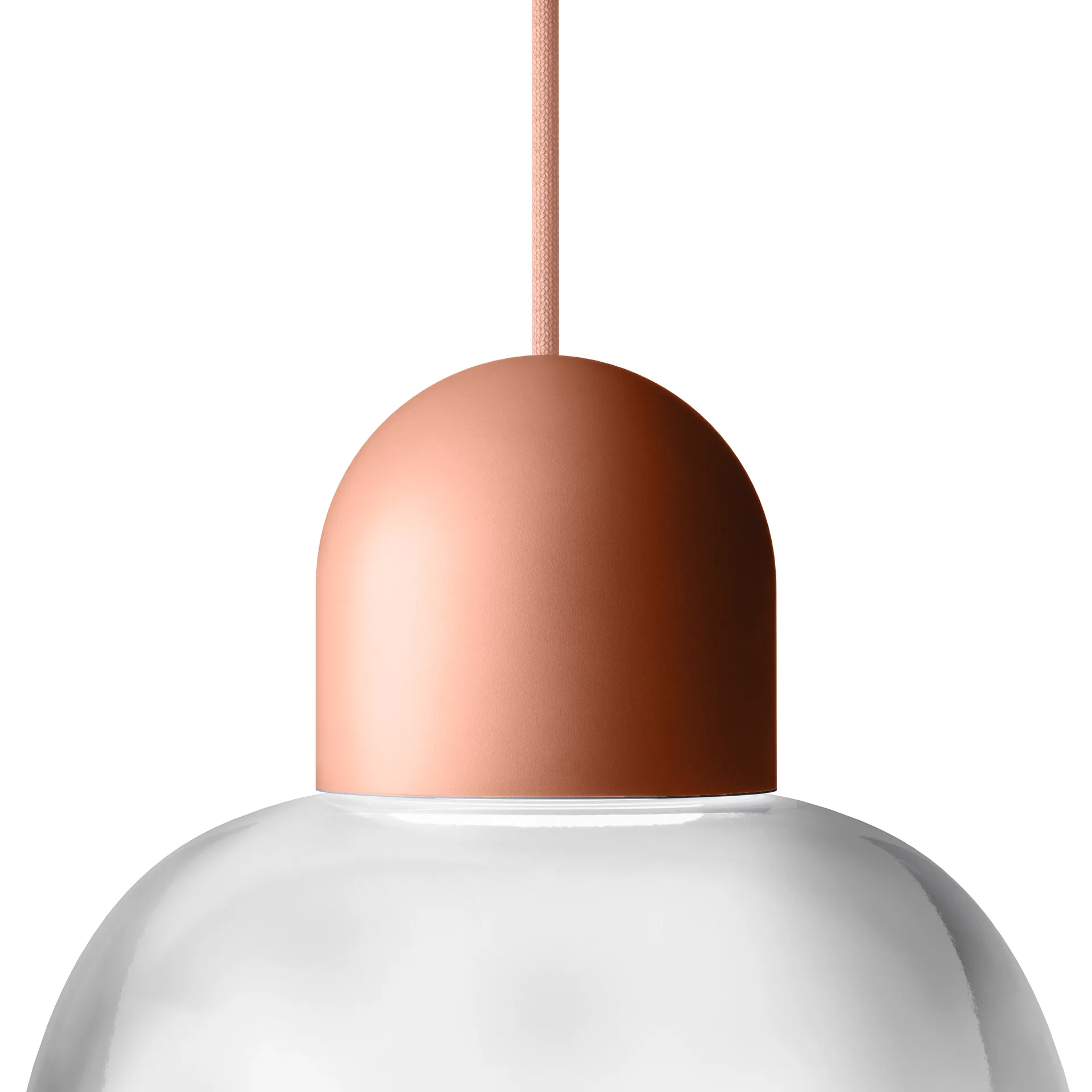 Lampa wisząca Dia 27 cm, Morelowy-morelowy Noon