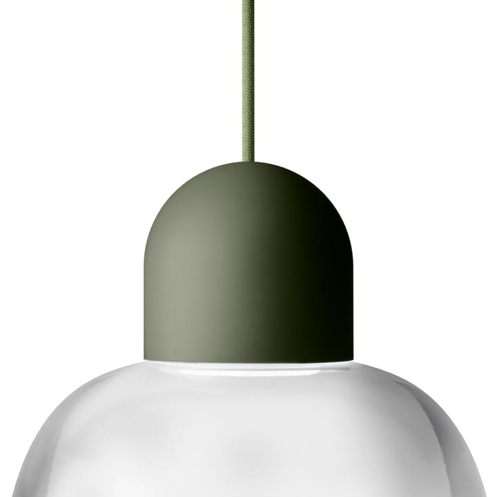 Lampa wisząca Dia 27 cm, Zielono-zielony wojskowy Noon