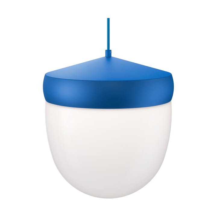 Lampa wisząca Pan, frosted, 10 cm - Niebiesko-niebieski - Noon