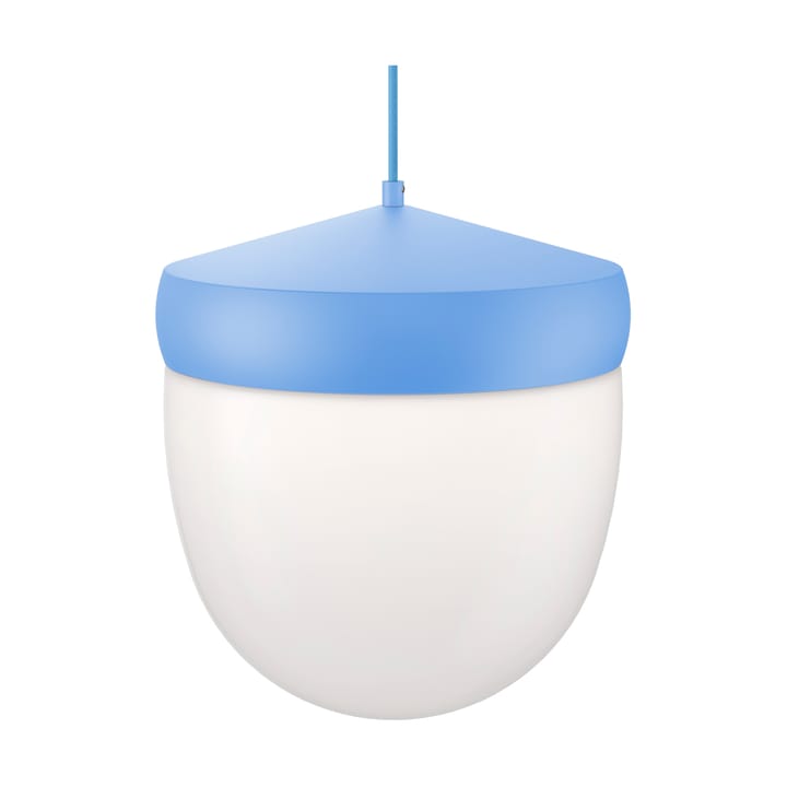 Lampa wisząca Pan, frosted, 10 cm - Pastelowa niebiesko-jasnoniebieska - Noon