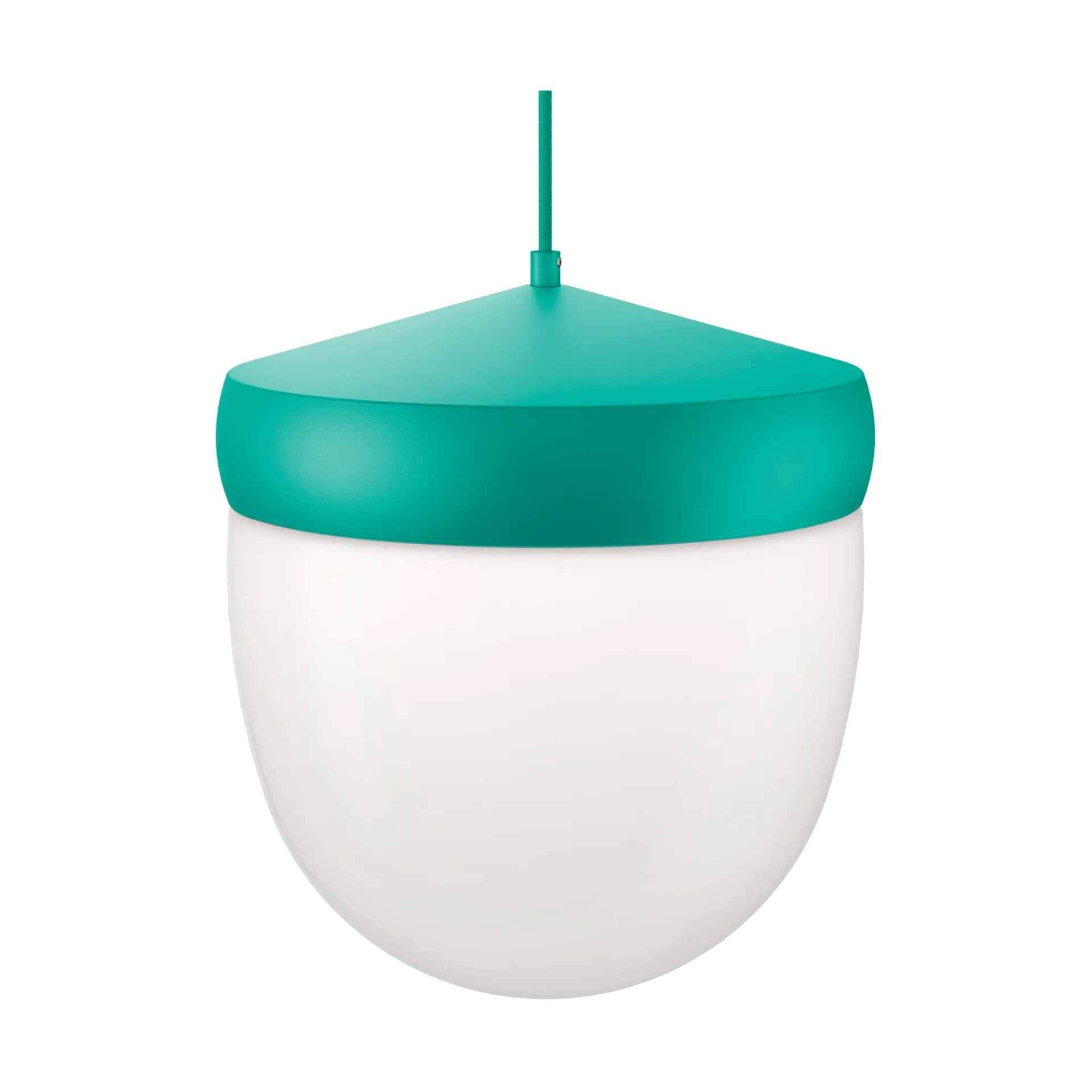 Lampa wisząca Pan, frosted, 10 cm, Turkus-turkus Noon
