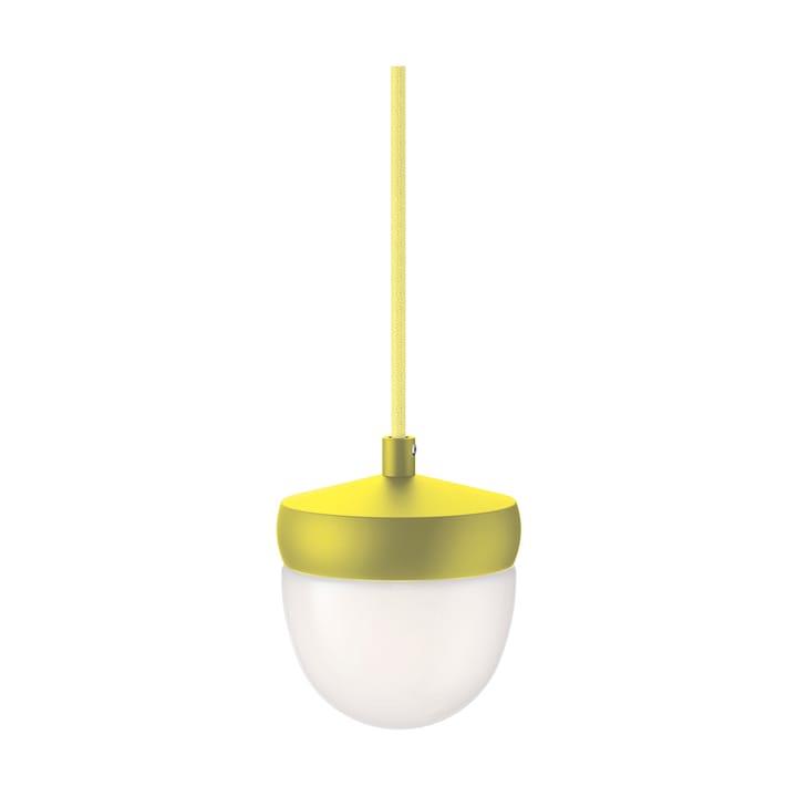 Lampa wisząca Pan, frosted, 10 cm - Żółto-jasnożółty - Noon
