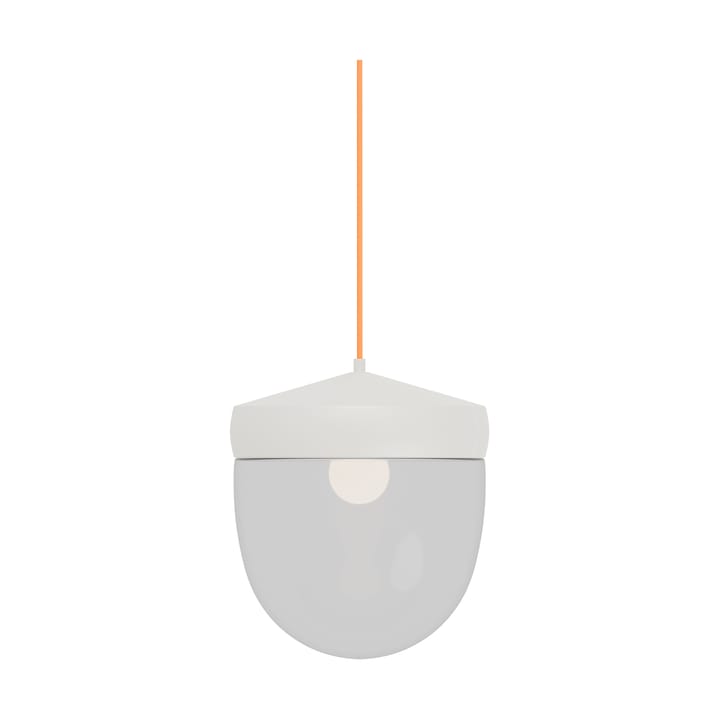 Lampa wisząca Pan przezroczysta 30 cm - Biało-pomarańczowy - Noon