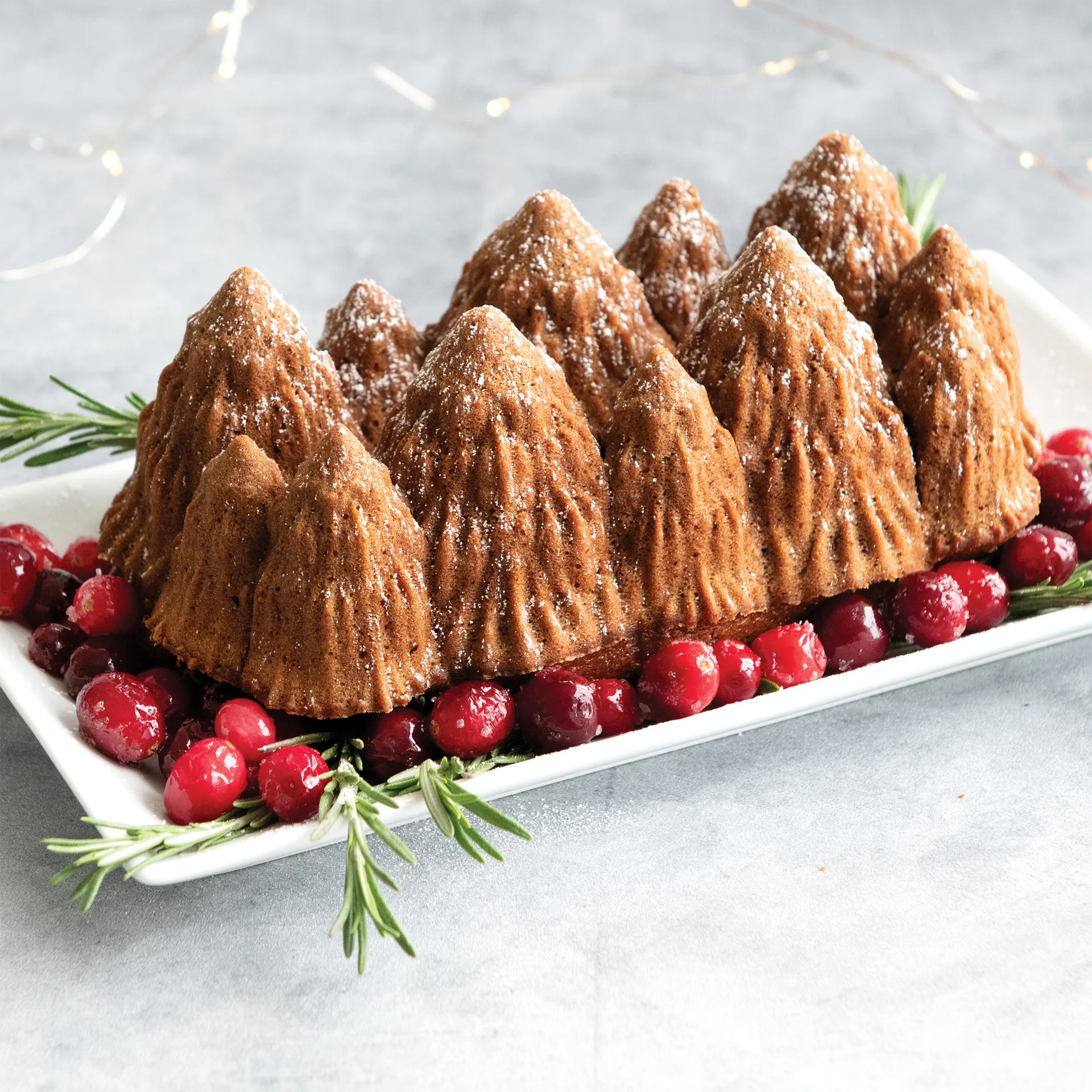 Forma do pieczenia Nordic Ware Alpine Forest, Srebrny Nordic Ware