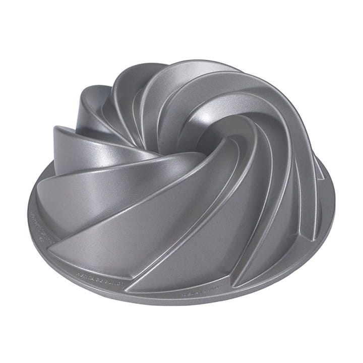 Forma do pieczenia Nordic Ware heritage bundt srebrna - 2,4 L - Nordic Ware