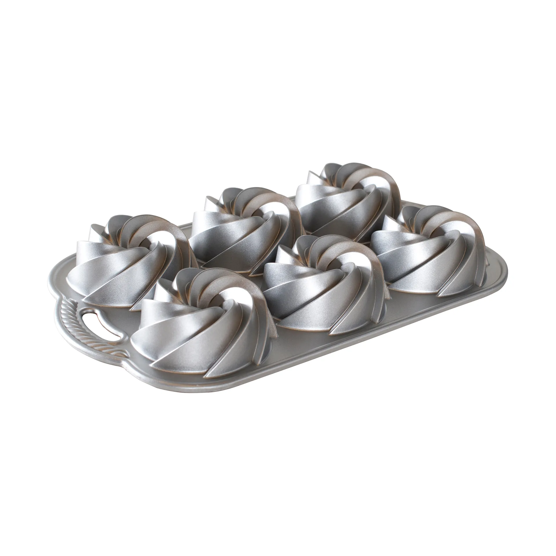 Nordic Ware Heritage bundtlette blacha do pieczenia, Silver Nordic Ware