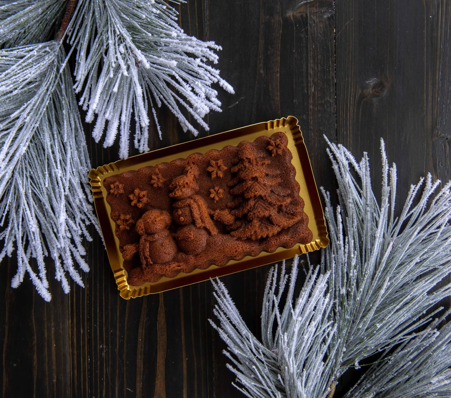 Nordic Ware Winter Wonderland forma chleba 1,4 L, Silver Nordic Ware