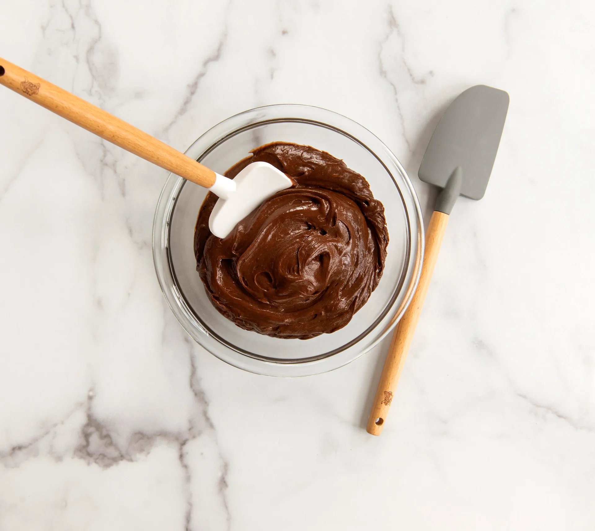 Szpatułka Nordic Ware buk 2-pak, Czarny, biały Nordic Ware