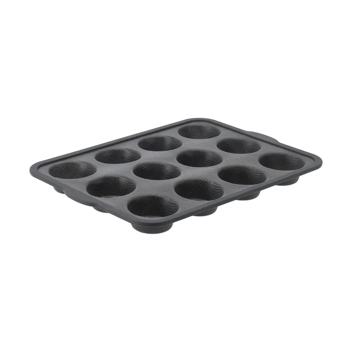 Forma silikonowa BAKE ze wzmocnioną ramą - Muffins, 12 szt. - Nordwik