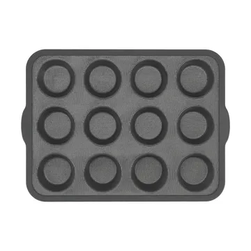 Forma silikonowa BAKE ze wzmocnioną ramą - Muffins, 12 szt. - Nordwik