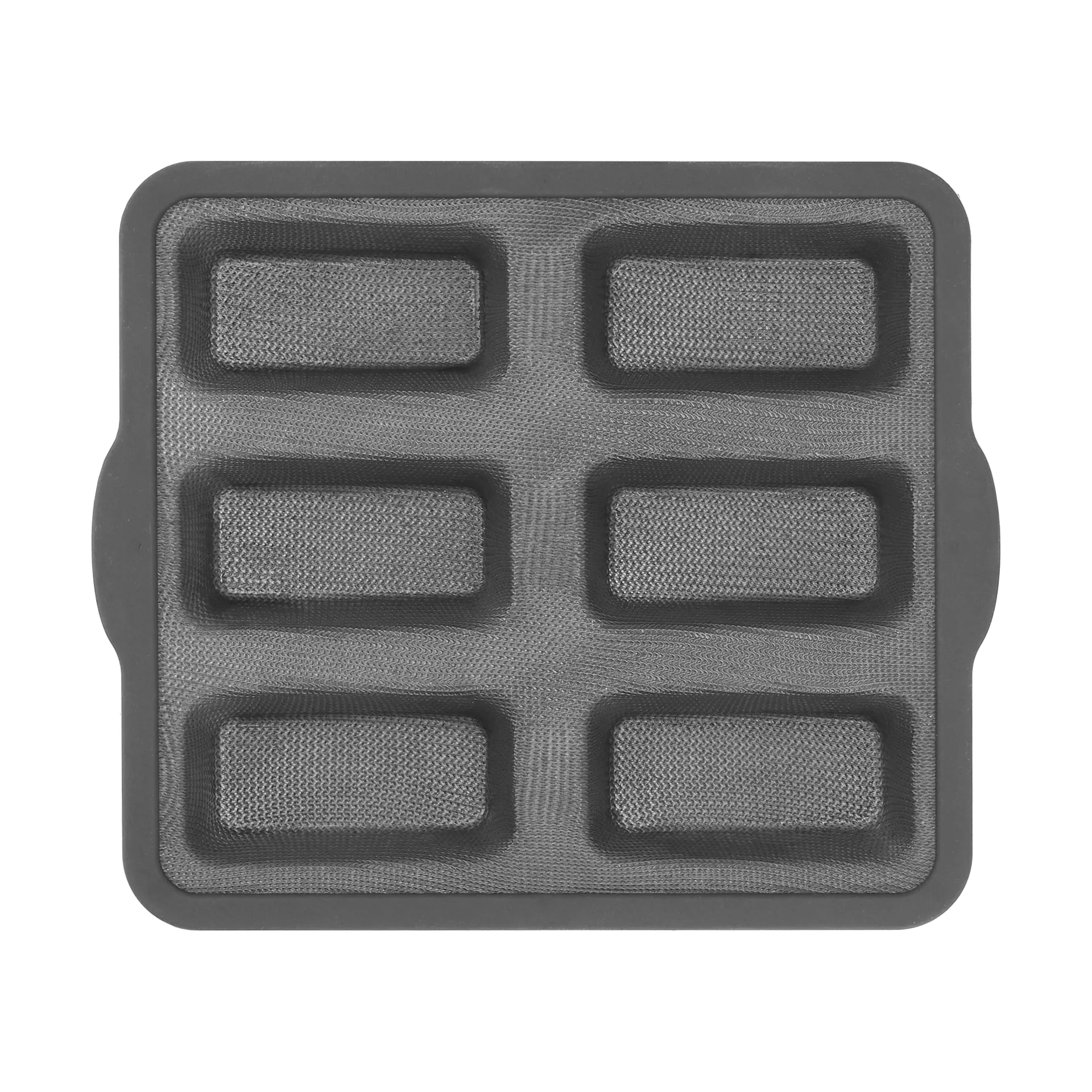 Forma silikonowa BAKE ze wzmocnioną ramą, Prostokątny, 6 szt., 26,2x22,1 cm Nordwik