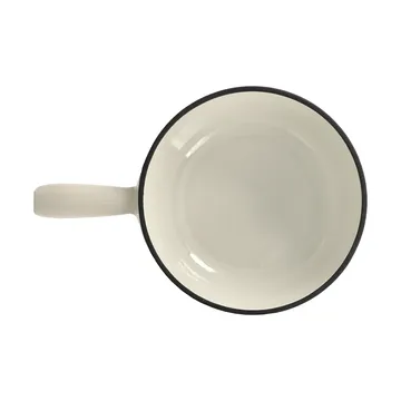 Garnek do fondue emaliowany - Krem, 1,8 L - Nordwik