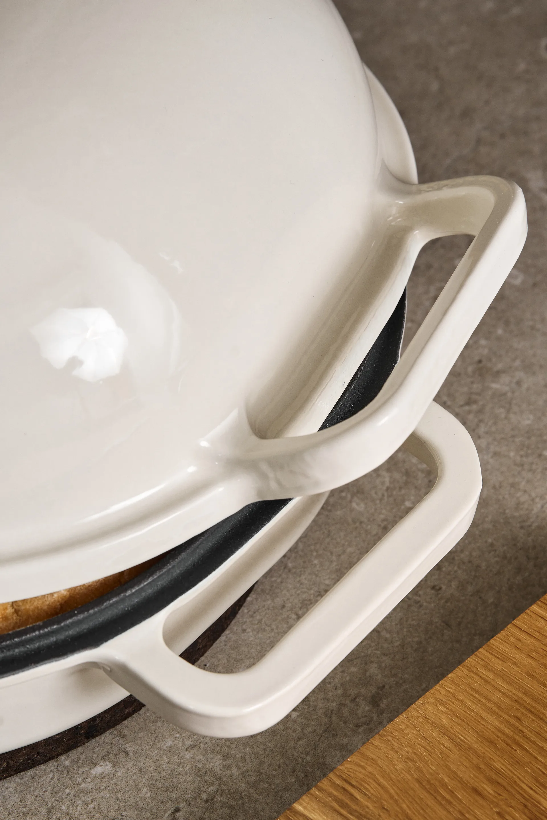 Nordwik forma do chleba Levain emaliowana 39x26 cm, Kremowy Nordwik