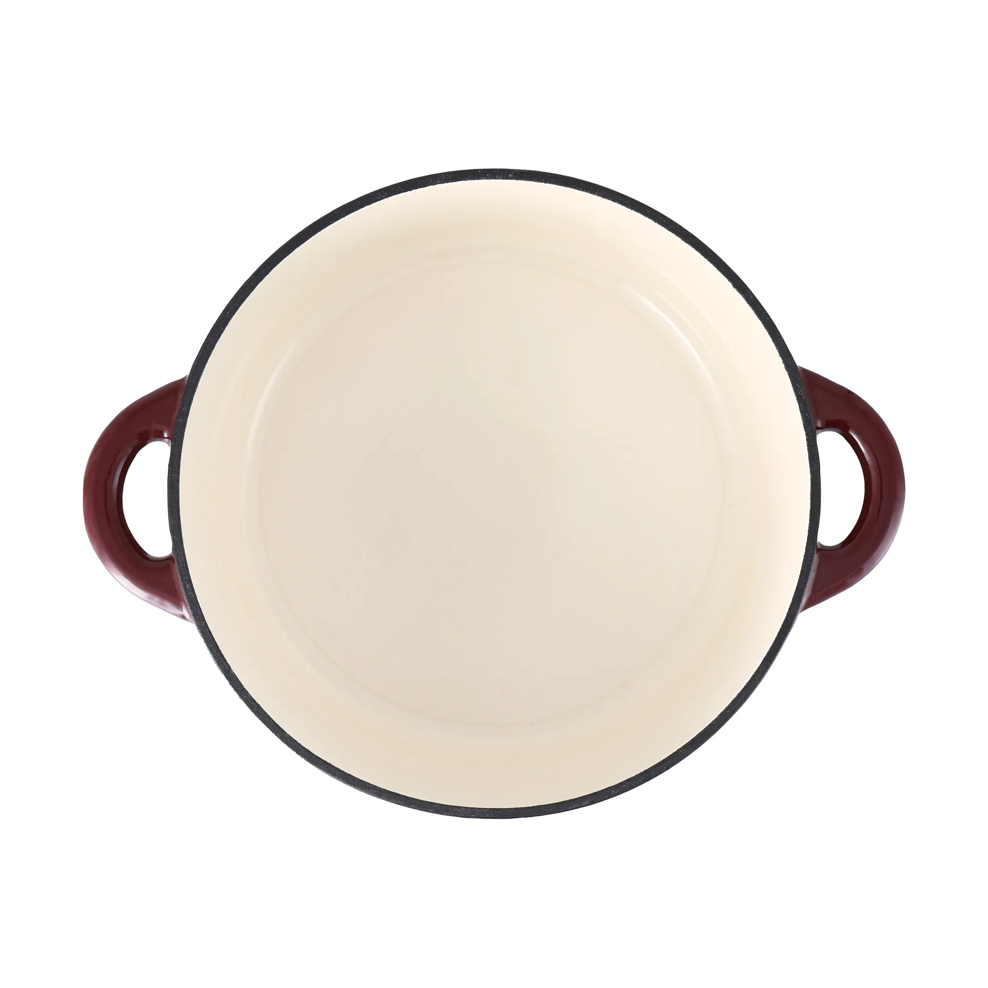 Nordwik garnek żeliwny okrągły 5 l, Burgundy Nordwik