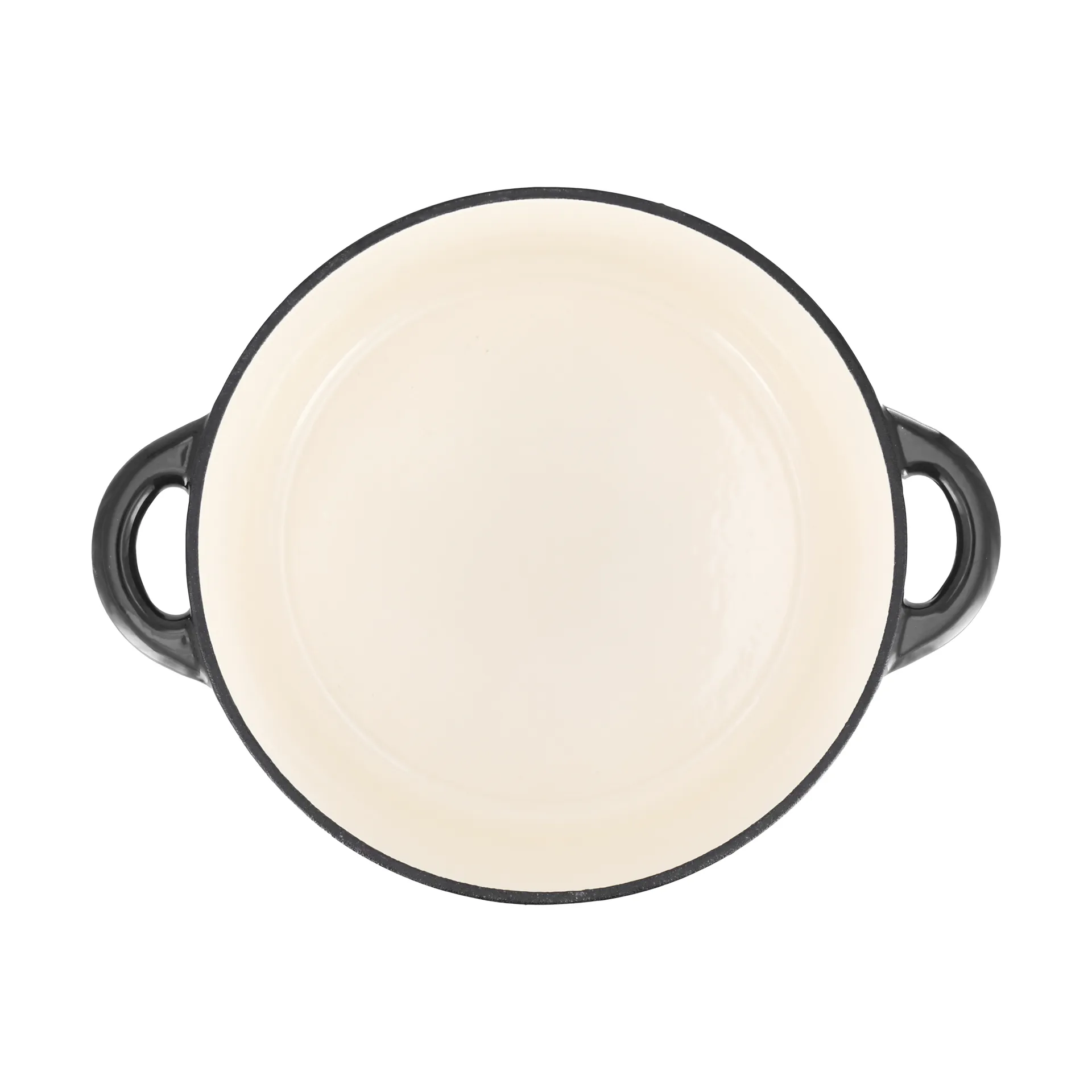 Nordwik garnek żeliwny okrągły 5 l, Czarny-srebro Nordwik