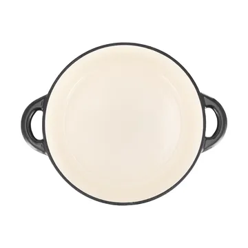 Nordwik garnek żeliwny okrągły 5 l - Czarny-srebro - Nordwik