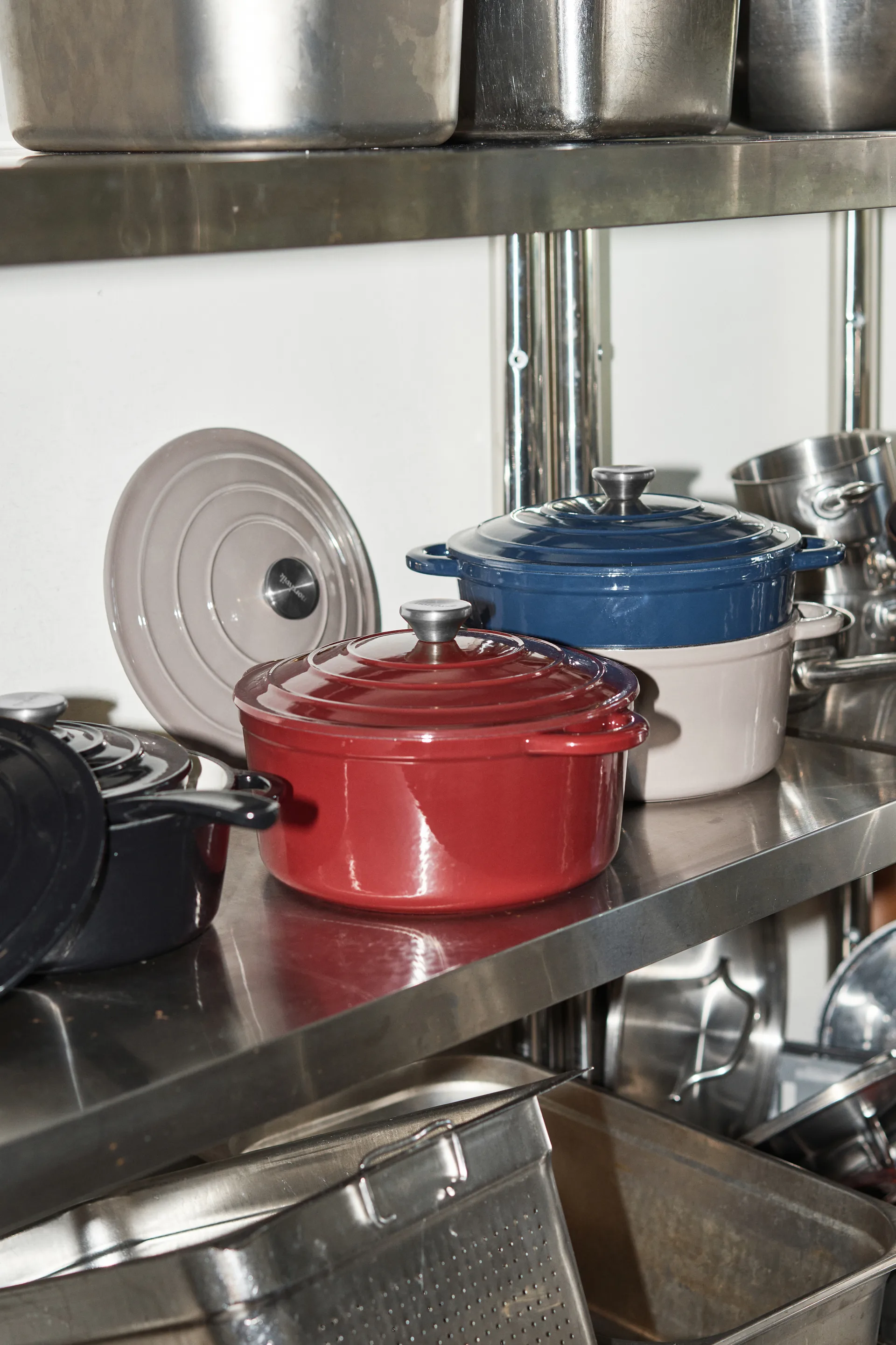 Nordwik garnek żeliwny okrągły 5 l, Granatowy Nordwik