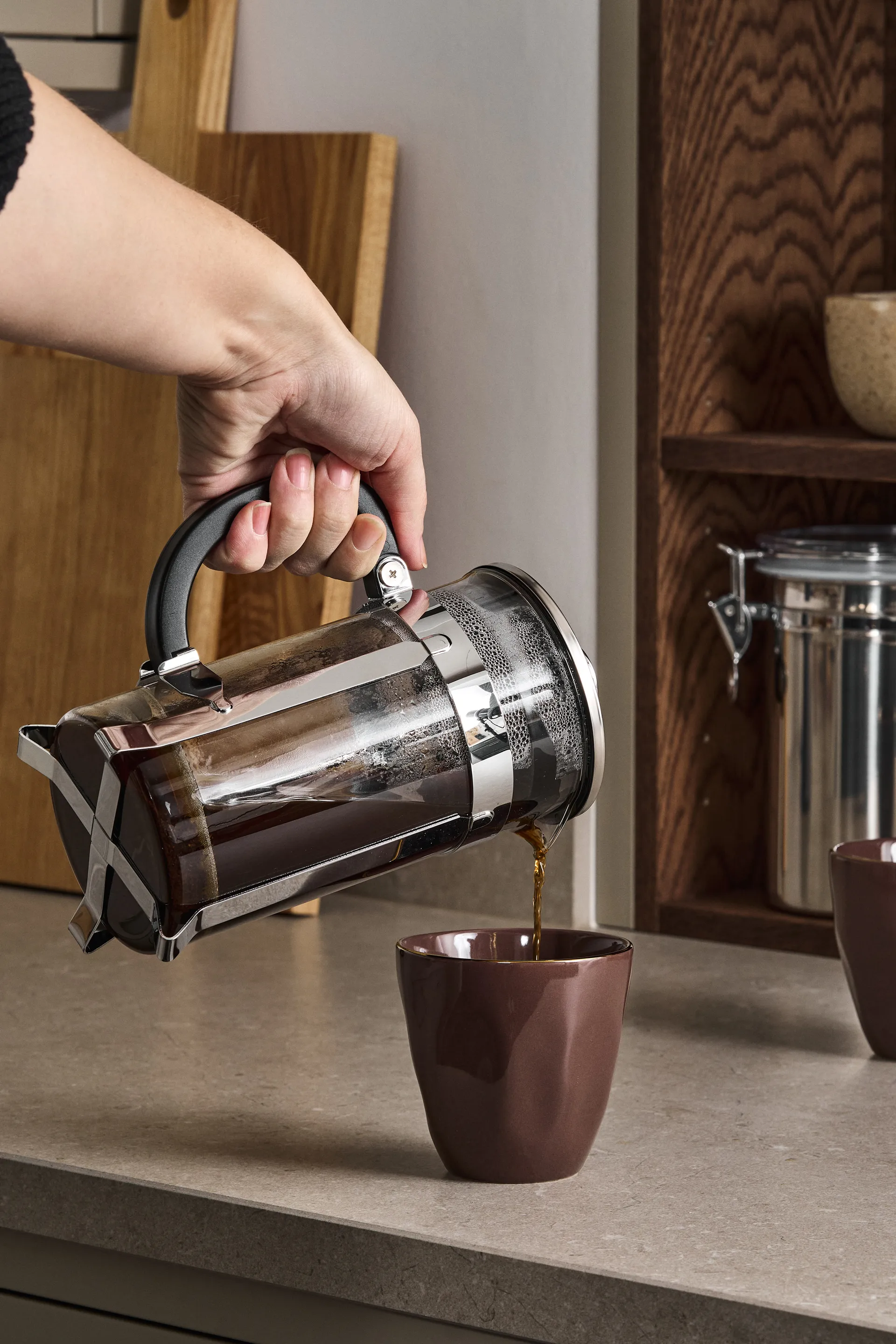 Nordwik zaparzacz do kawy 8 filiżanek, Srebrny Nordwik