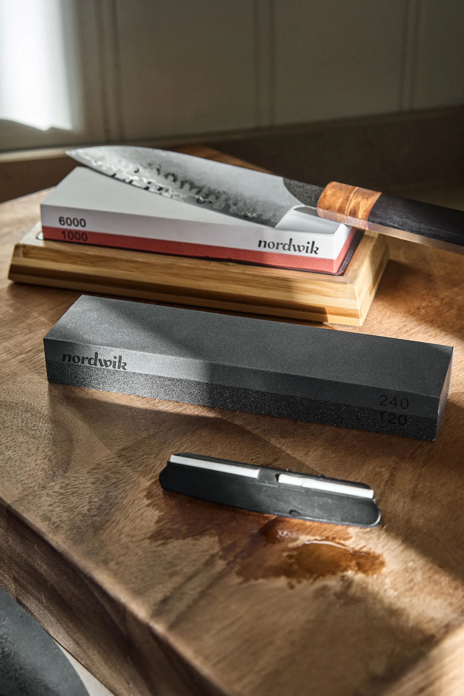 Podstawowe szlifowanie kamienia szlifierskiego na mokro, 120/240 grit Nordwik