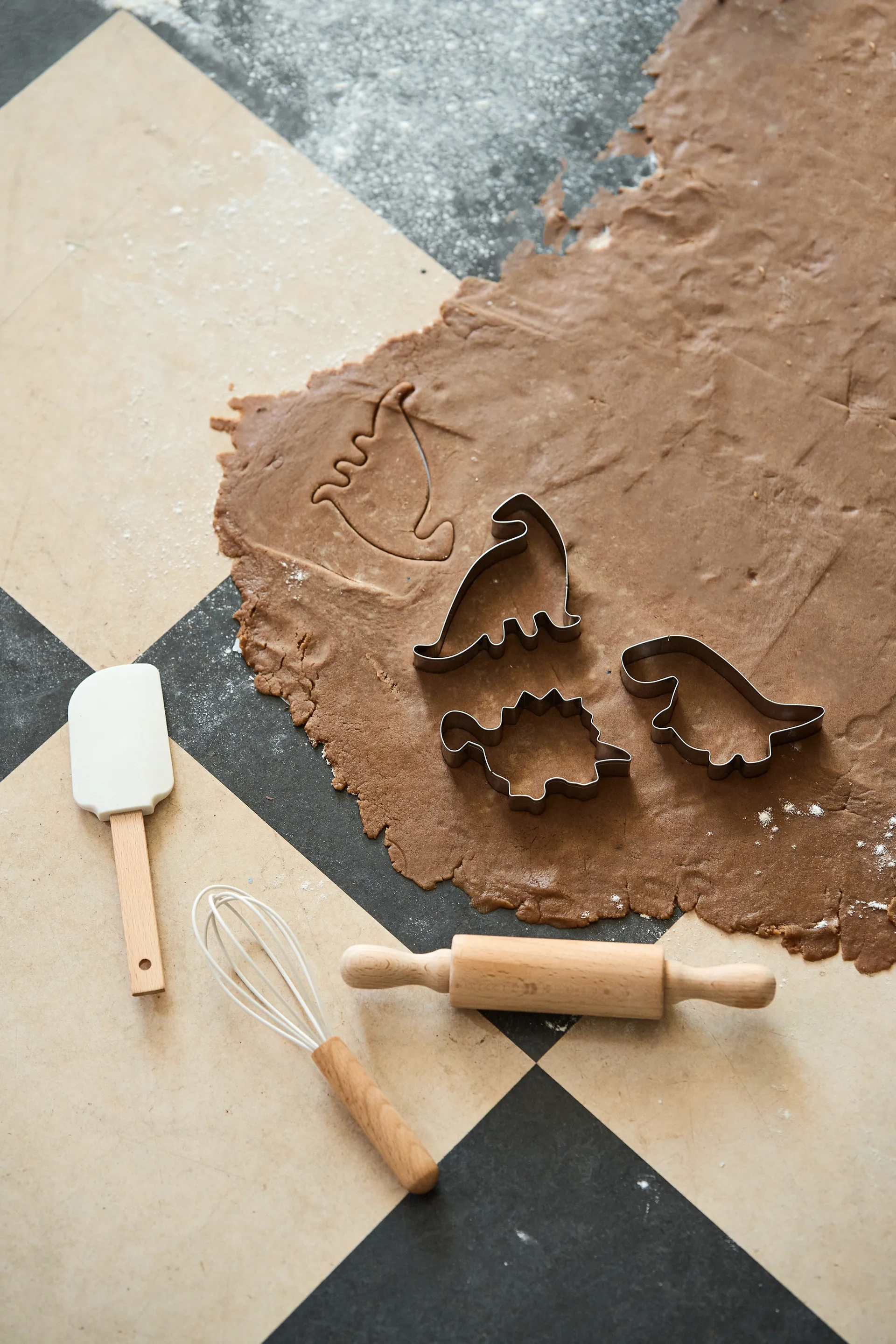 Przyrządy do pieczenia Nordwik z silikonu dla dzieci, 3 szt., Creme Nordwik