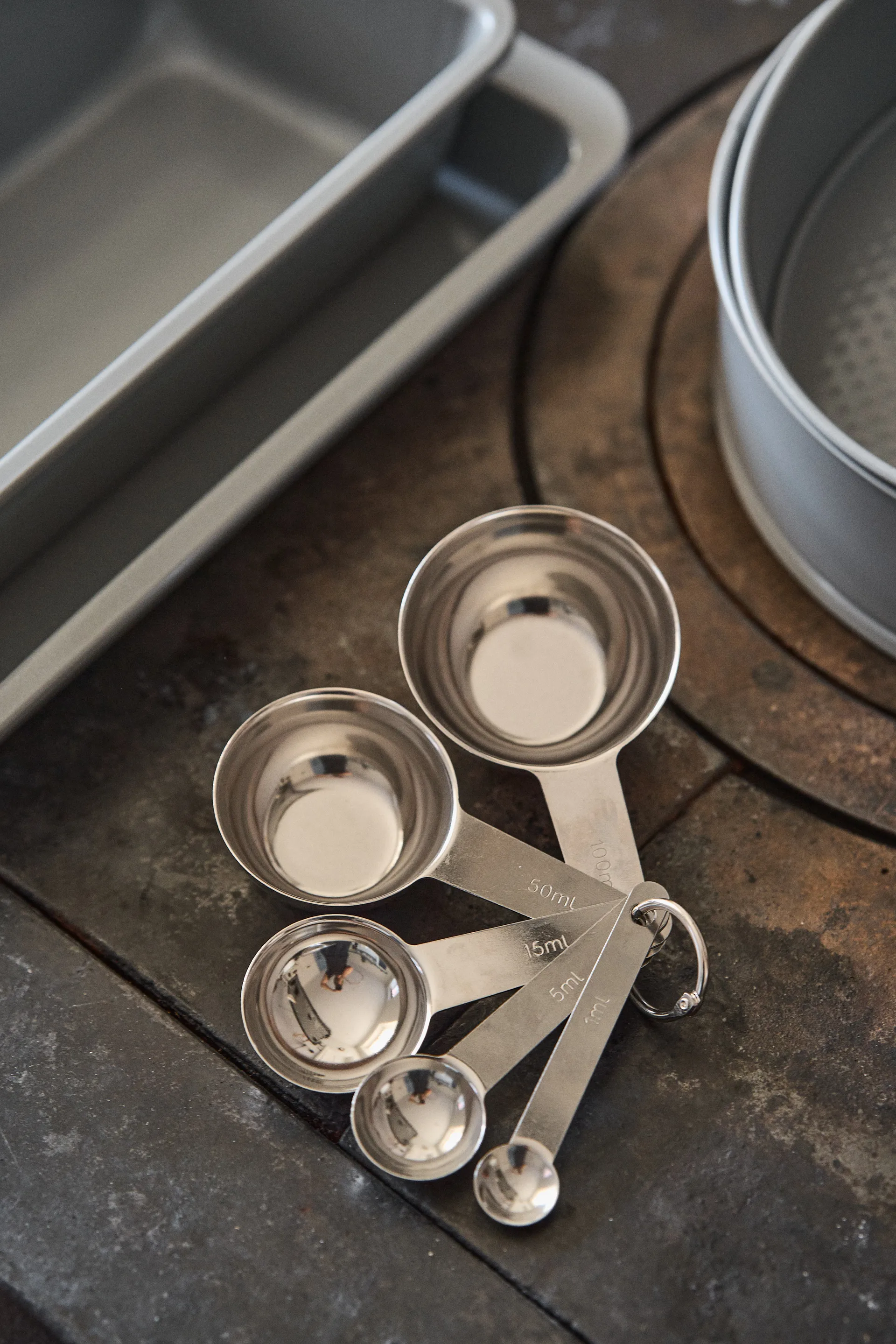 Zestaw miarek Nordwik 5 częściowy, Stal nierdzewna Nordwik