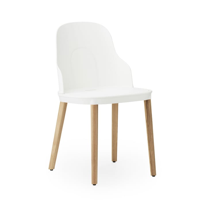 Allez krzesło z nogami z dębem - Biały-dąb - Normann Copenhagen