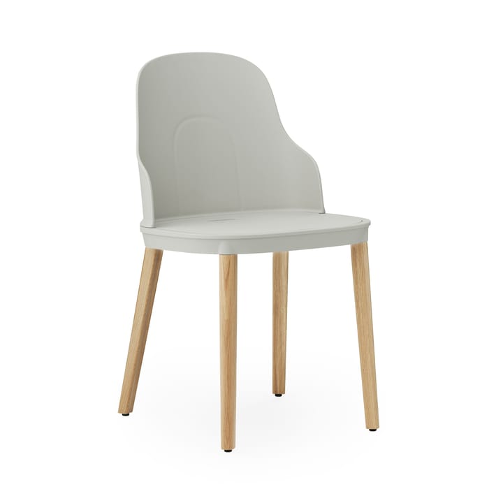 Allez krzesło z nogami z dębem - Warm Grey-dąb - Normann Copenhagen