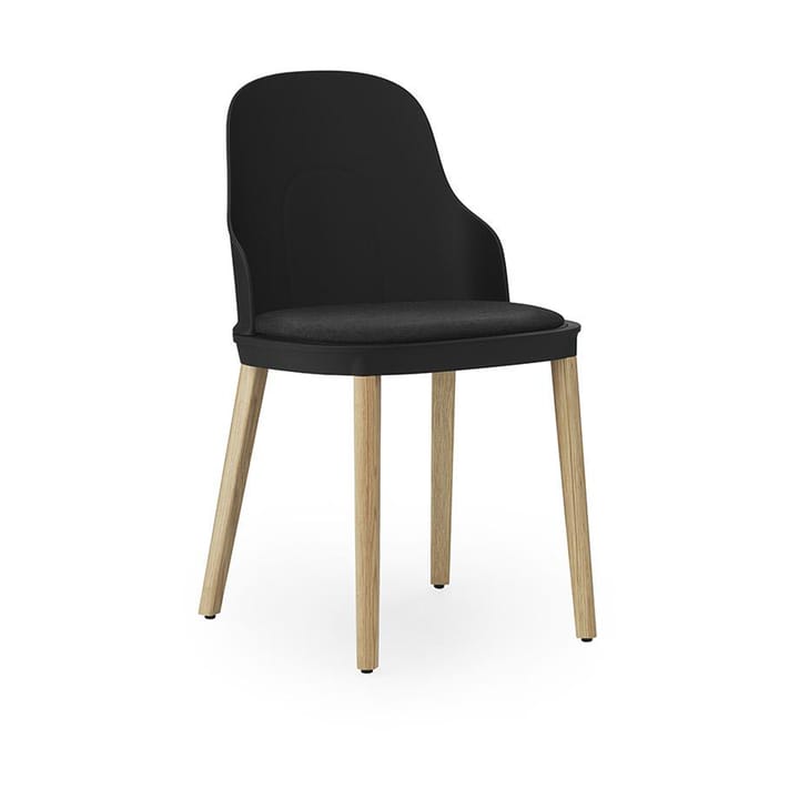 Allez krzesło z poduszką i nogami z dębu - Czarny - Normann Copenhagen