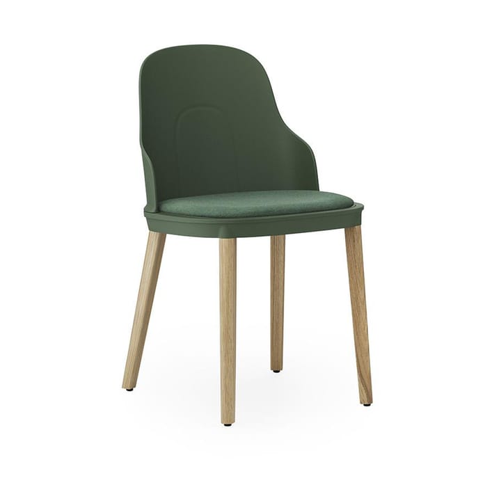 Allez krzesło z poduszką i nogami z dębu - Park Zielony - Normann Copenhagen