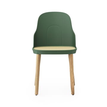 Allez molded wicker krzesło - Park green-dąb - Normann Copenhagen