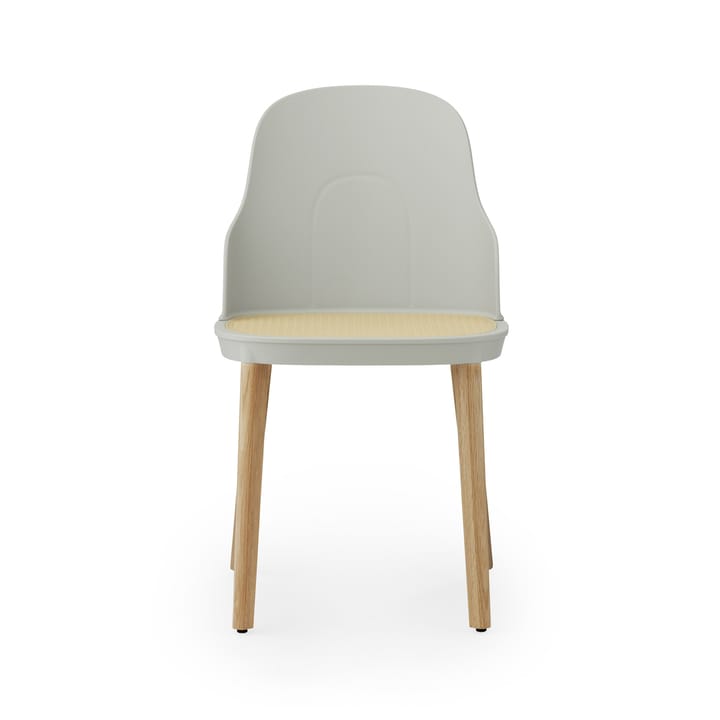 Allez molded wicker krzesło, Warm Grey-dąb Normann Copenhagen
