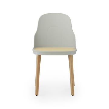 Allez molded wicker krzesło - Warm Grey-dąb - Normann Copenhagen