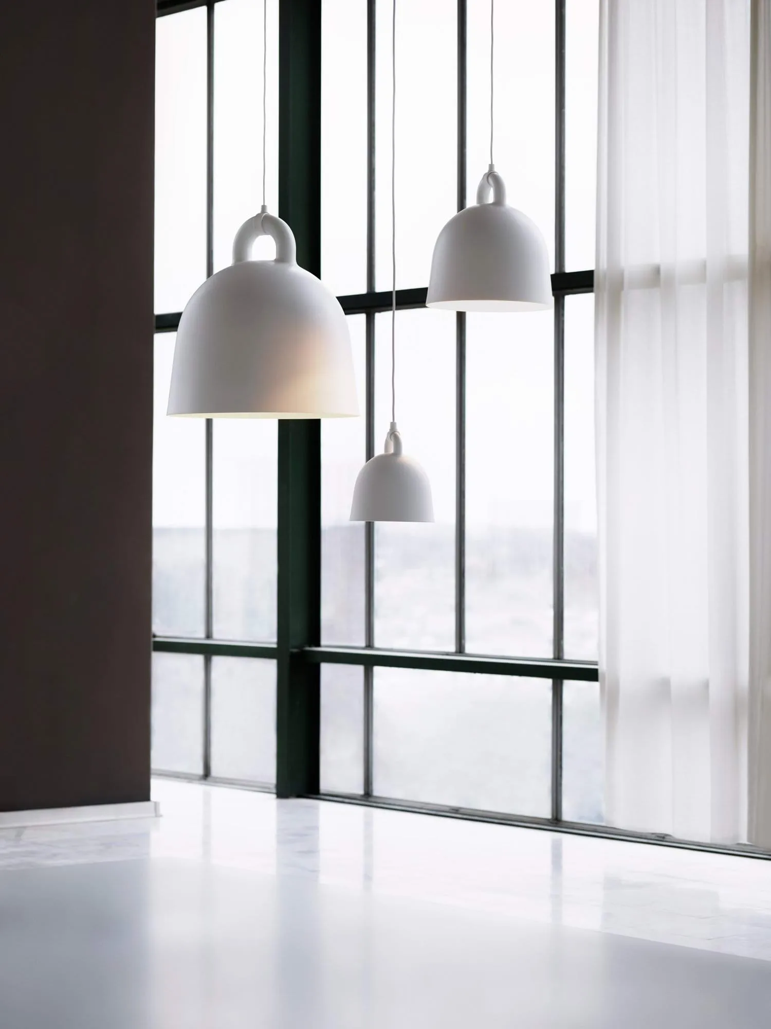 Biała lampa Bell , X-small Normann Copenhagen