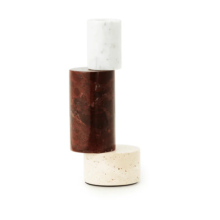 Blox świecznik - Burgundy - Normann Copenhagen