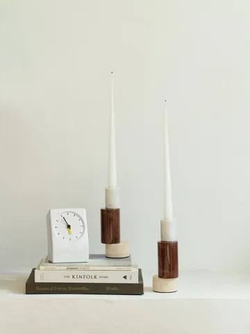 Blox świecznik - Burgundy - Normann Copenhagen