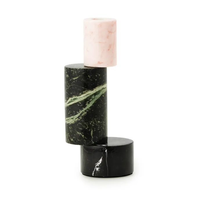 Blox świecznik - Dark Green - Normann Copenhagen