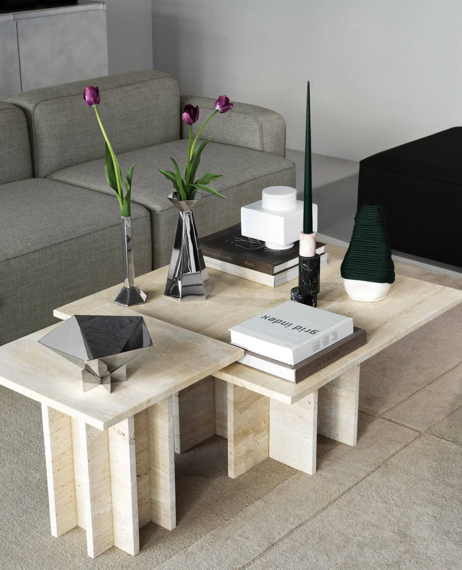 Blox świecznik, Dark Green Normann Copenhagen