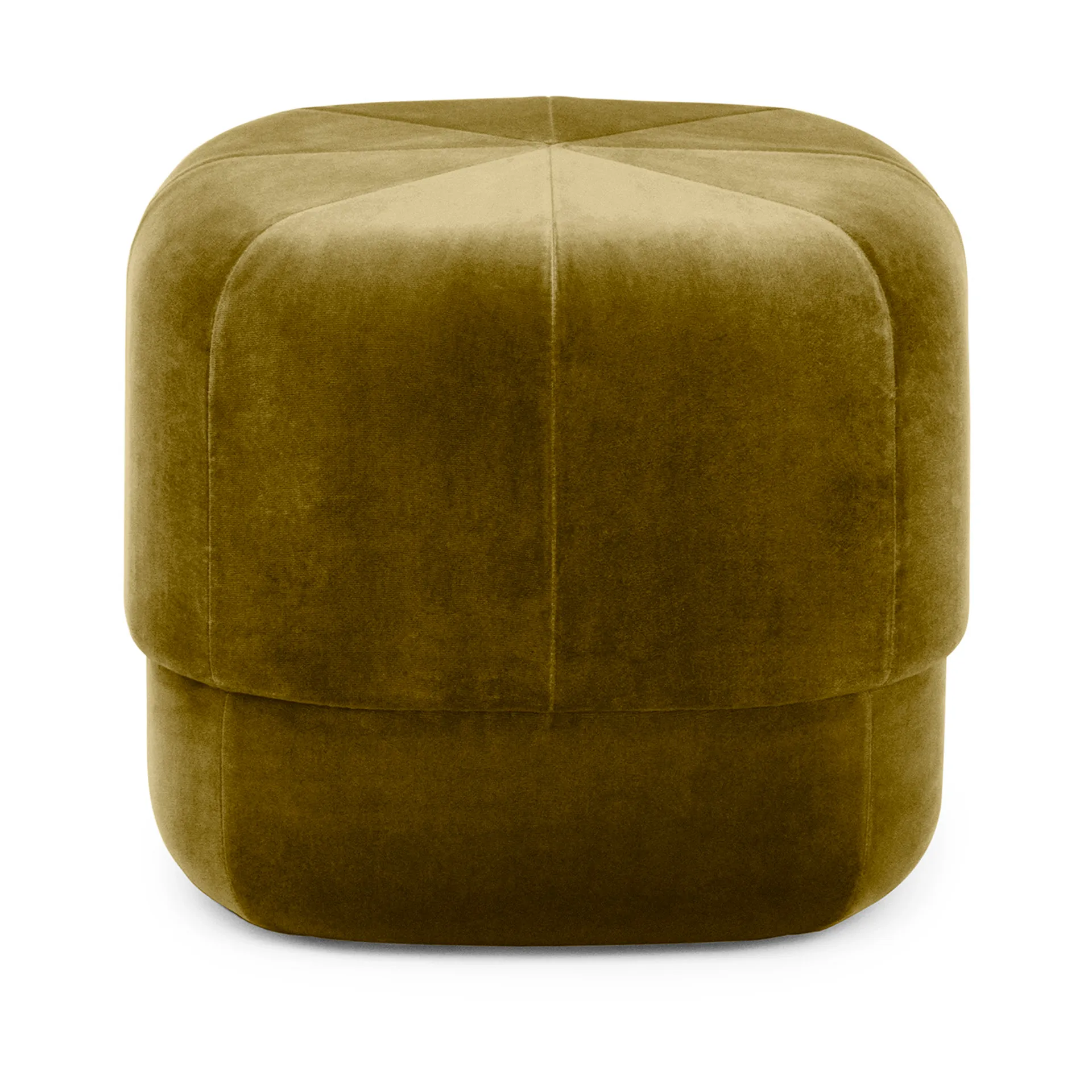 Circus pufa, Velour moss green, small Normann Copenhagen