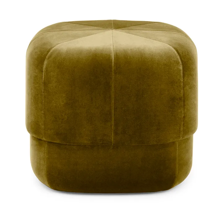 Circus pufa - Velour moss green, small - Normann Copenhagen