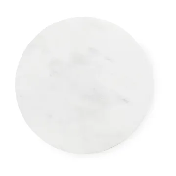 Dit stolik boczny Ø40 cm - Biały Carrara-jasnoniebieski - Normann Copenhagen
