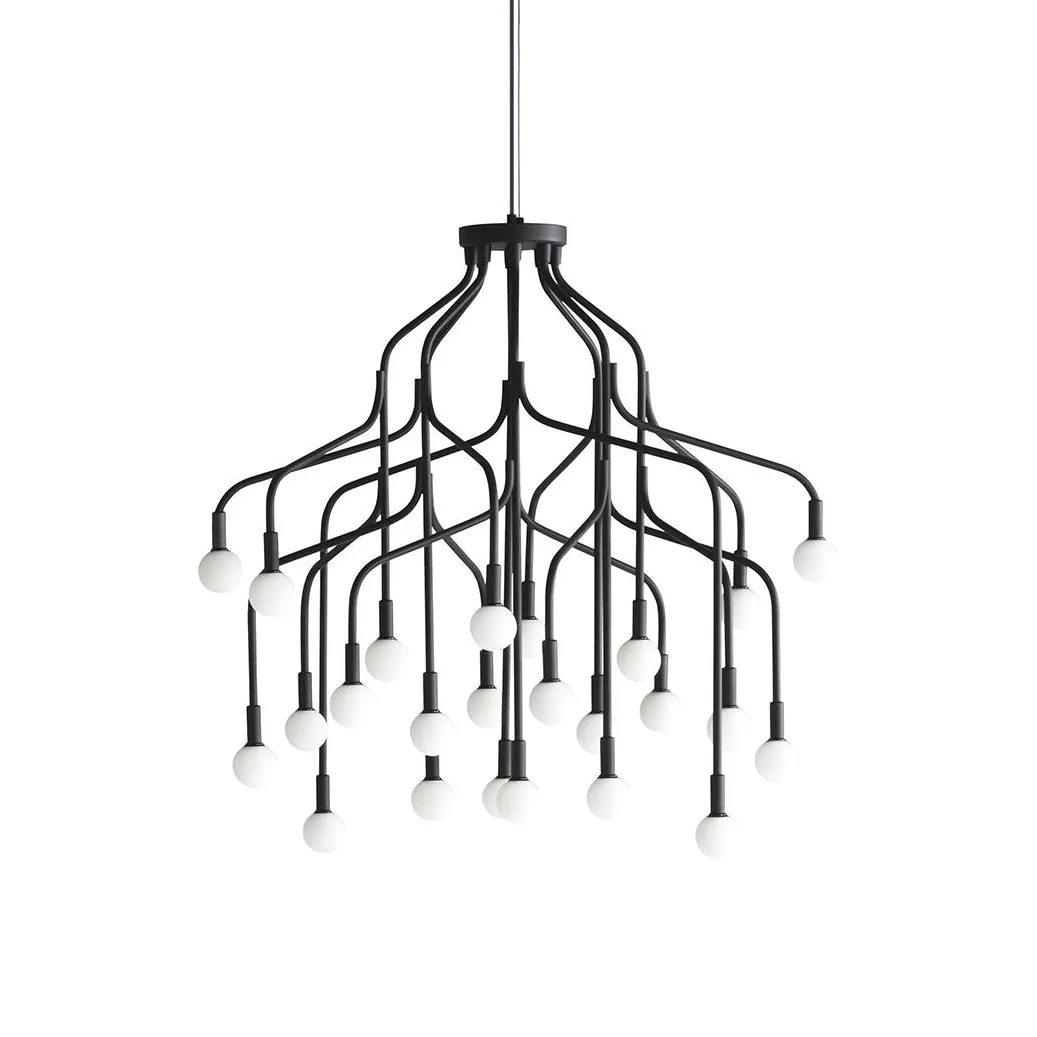 Duża Lampa Wisząca Vekst, Czarny Normann Copenhagen