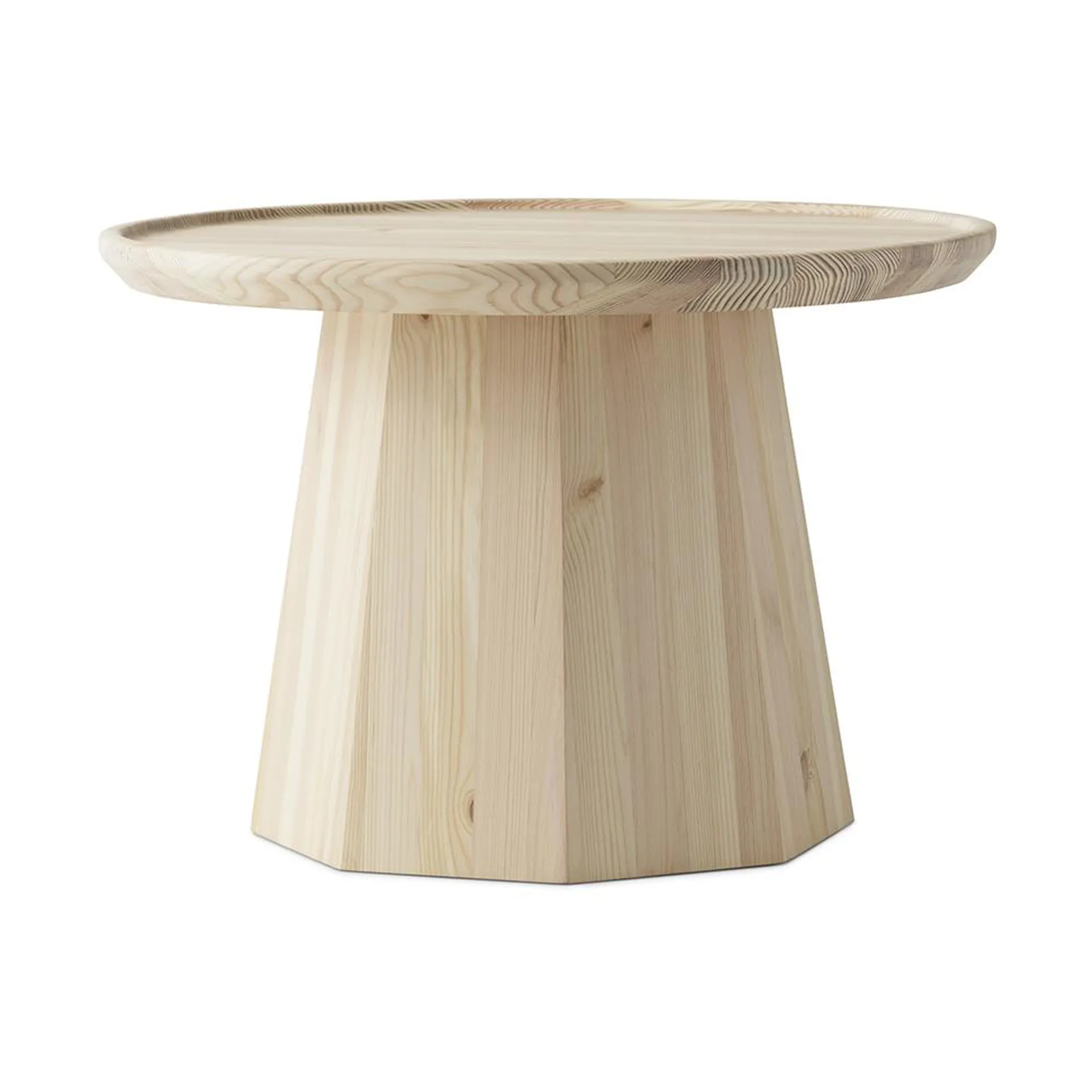 Duży stolik Pine Ø65 cm H:44,5 cm, Świerk Normann Copenhagen