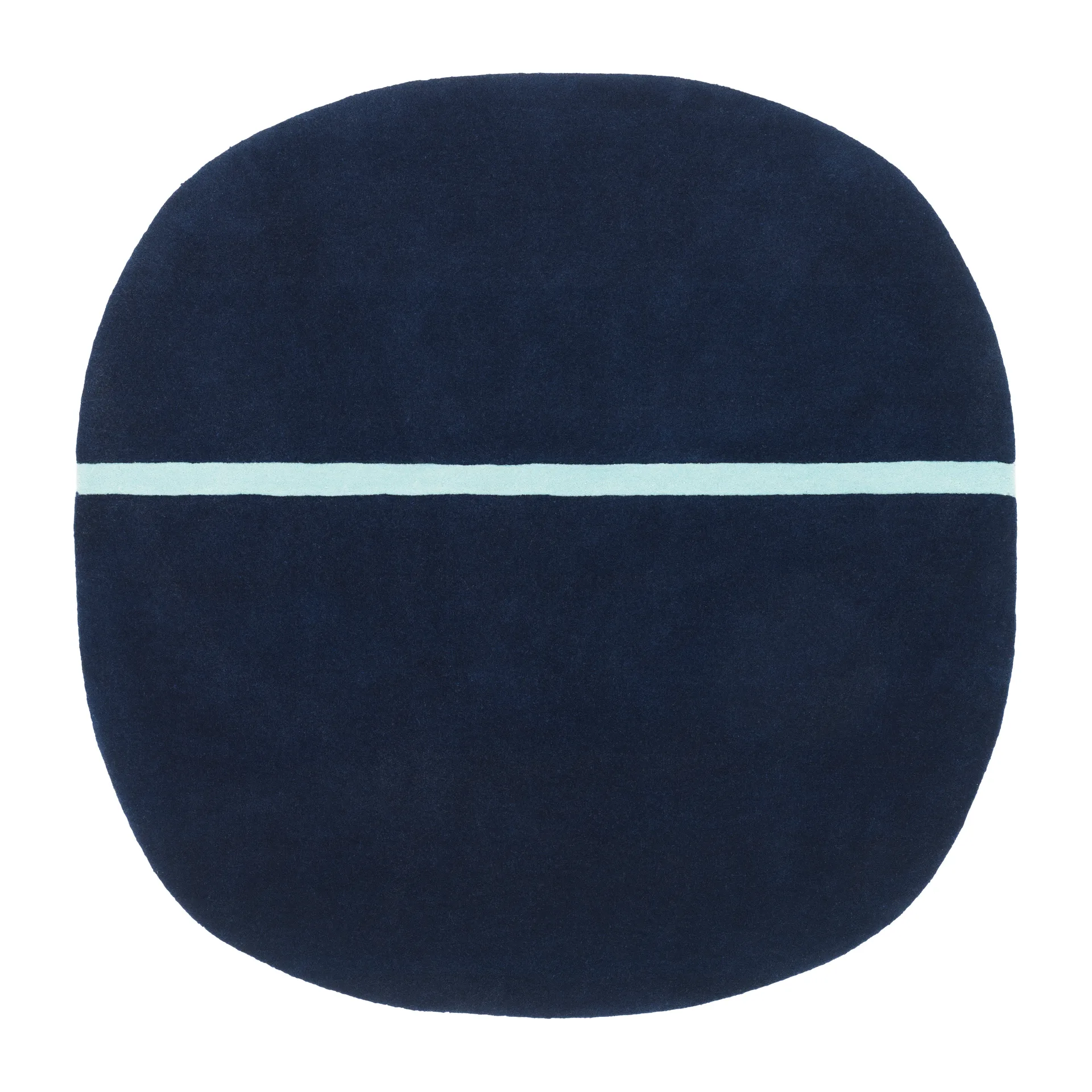 Dywan Oona 140x140 cm, Niebieski Normann Copenhagen