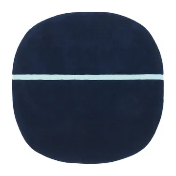Dywan Oona 140x140 cm - Niebieski - Normann Copenhagen
